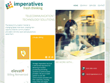 Tablet Screenshot of imperatives.co.uk
